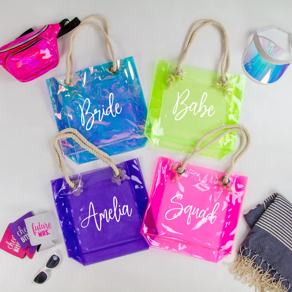 Custom Neon Tote Bags