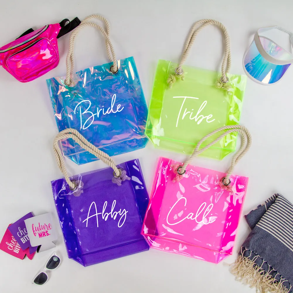 Custom Neon Tote Bags