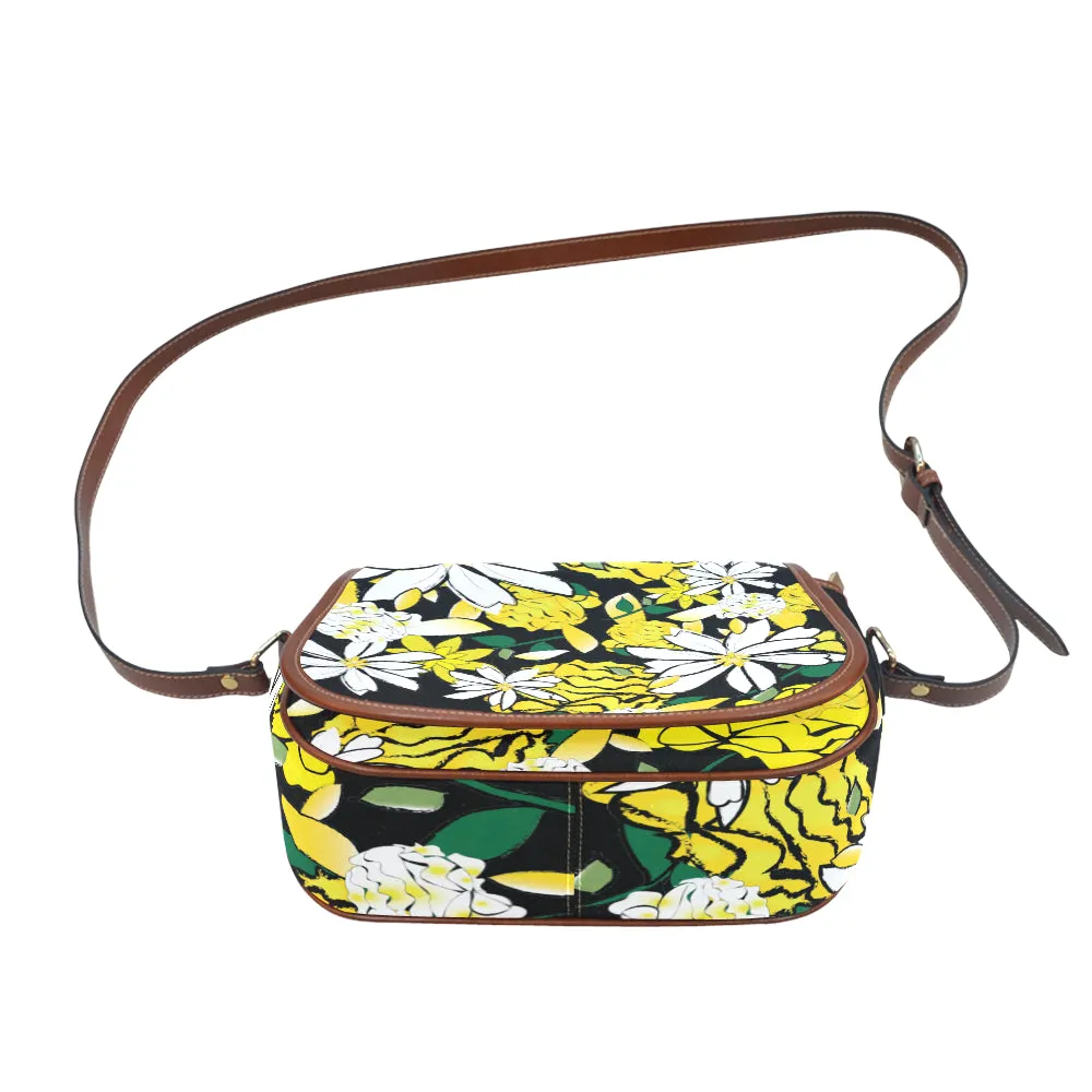 Custom Order - Carly Crossbody Bag (Yellow Fields White)