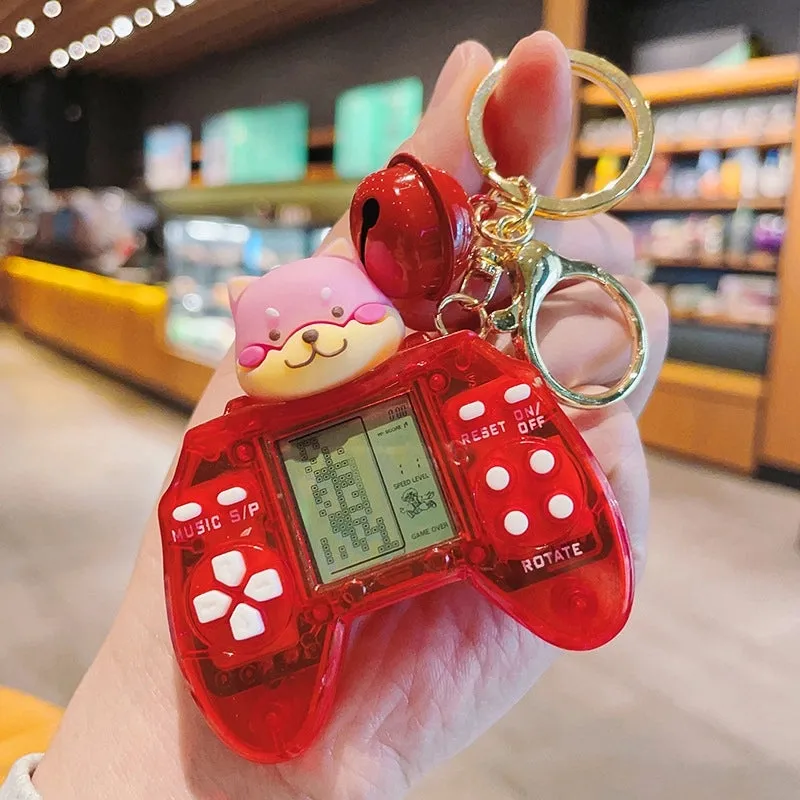 Cute Game Console Plastic Unisex Bag Pendant Keychain