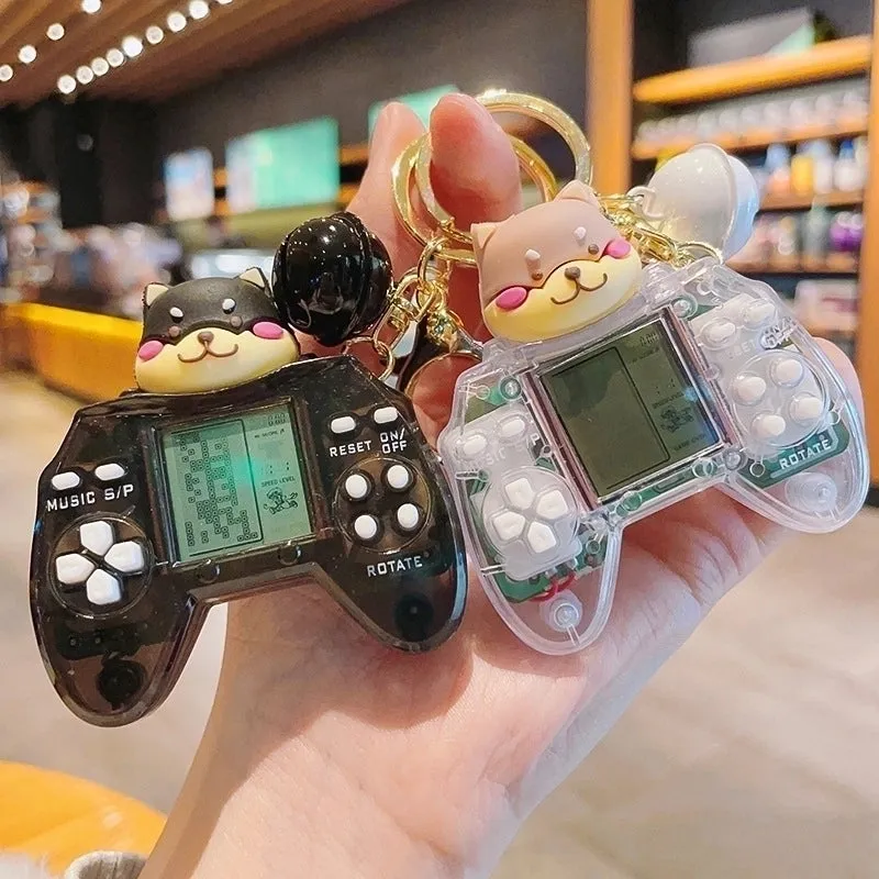 Cute Game Console Plastic Unisex Bag Pendant Keychain