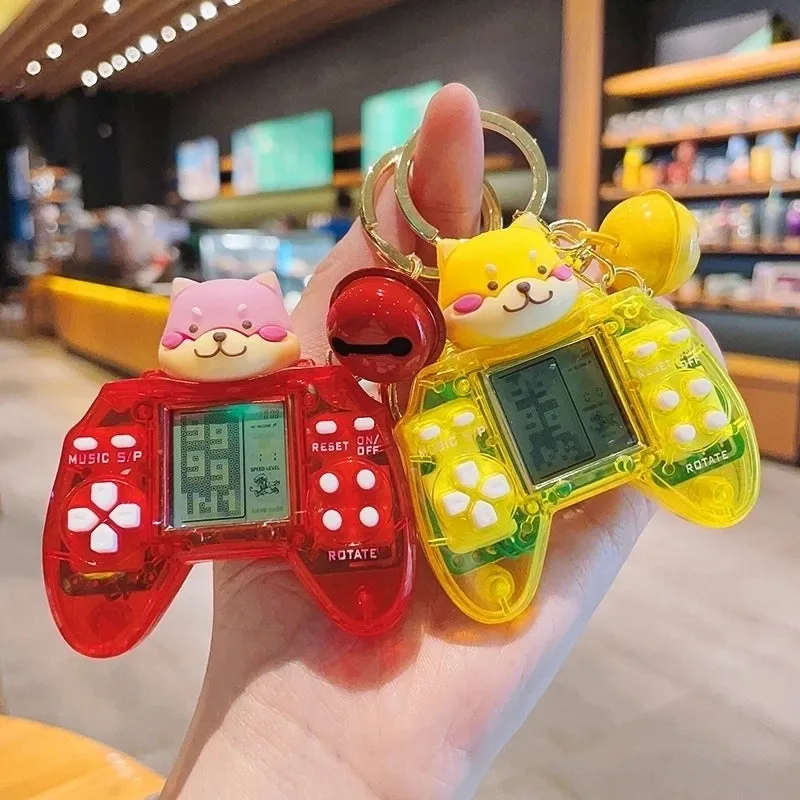 Cute Game Console Plastic Unisex Bag Pendant Keychain