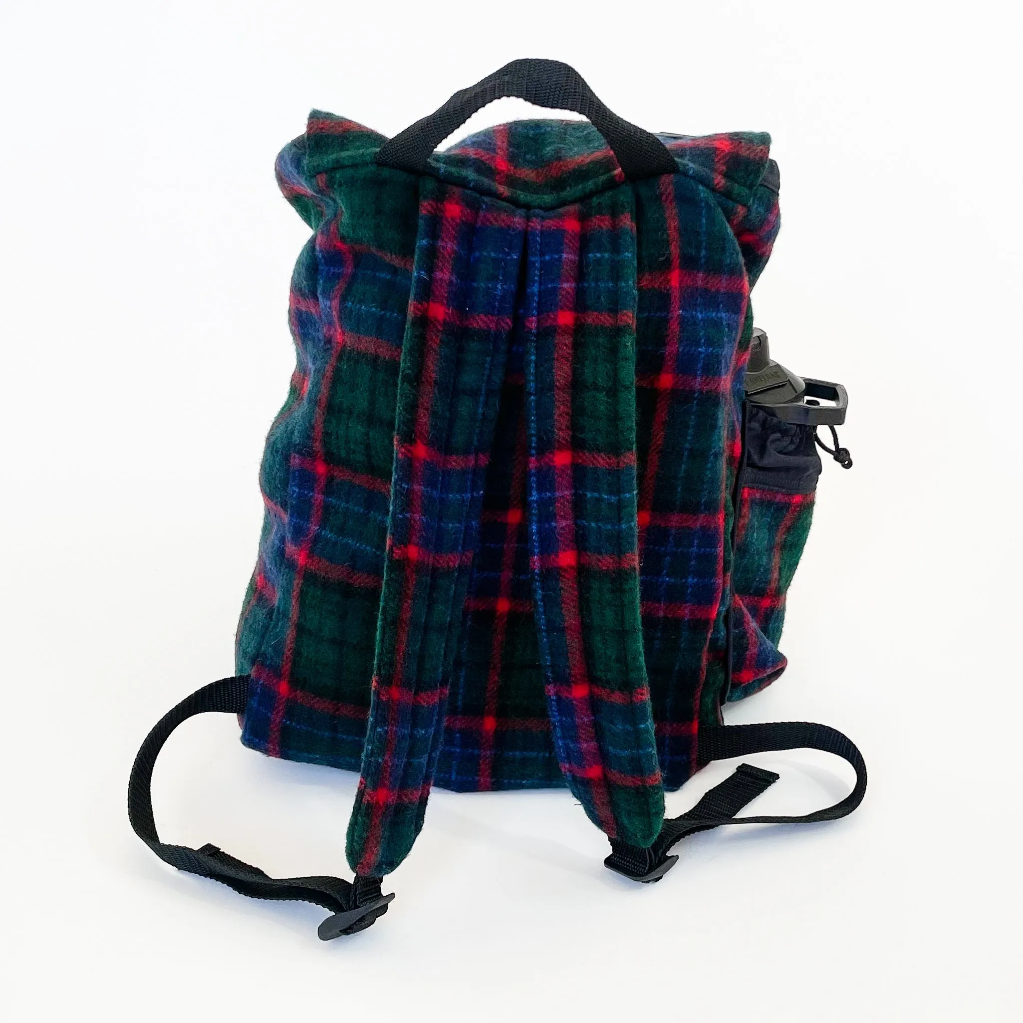 Day Pack - Green Blue Red Windowpane