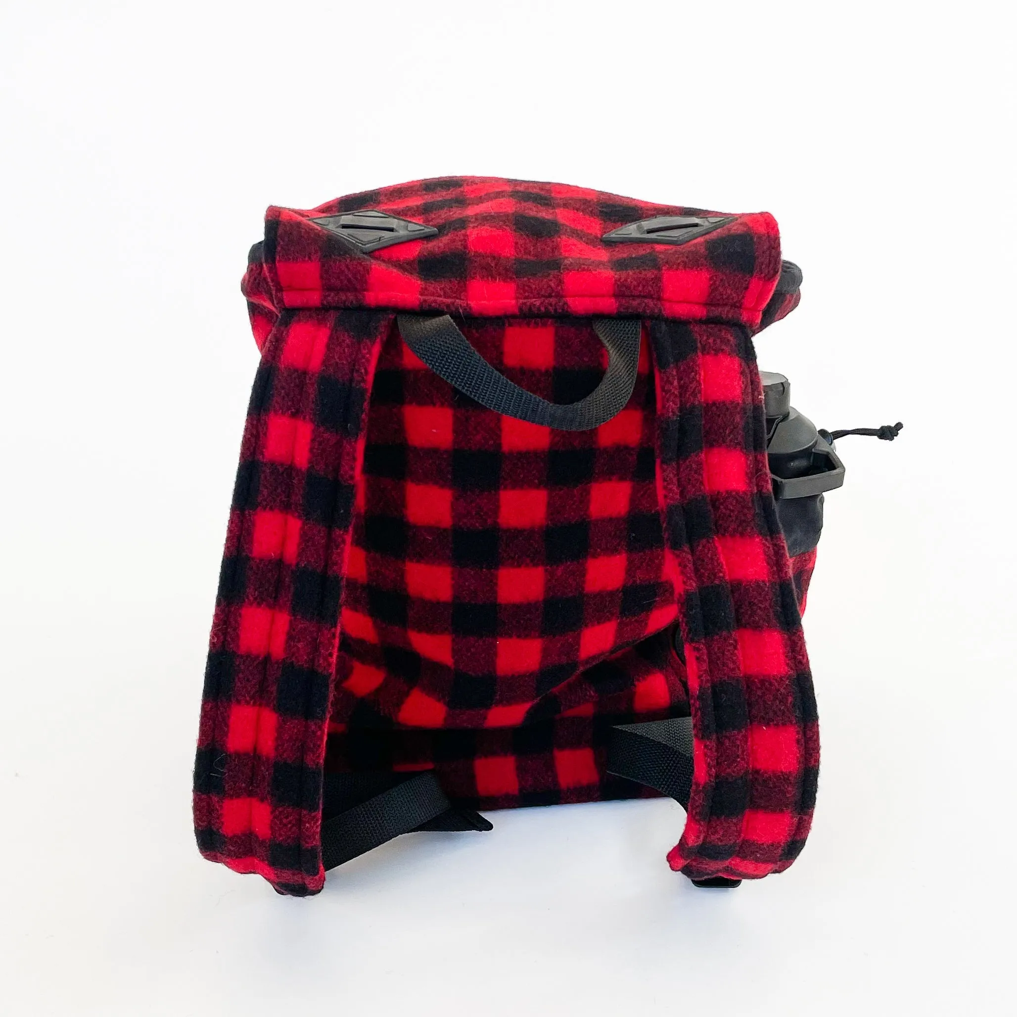 Day Pack - Red Black Buffalo