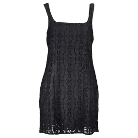 Desigual Black Polyester Women Dress