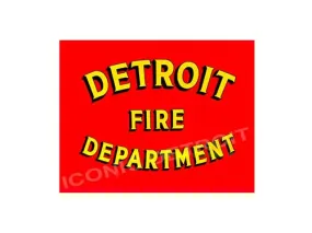 Detroit Fire Department Luster or Canvas Print $35 - $430