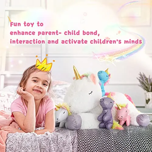 Doldoa Unicorn Stuffed Animal for Girls Cute Plush Unicorn Toy for Kid 22