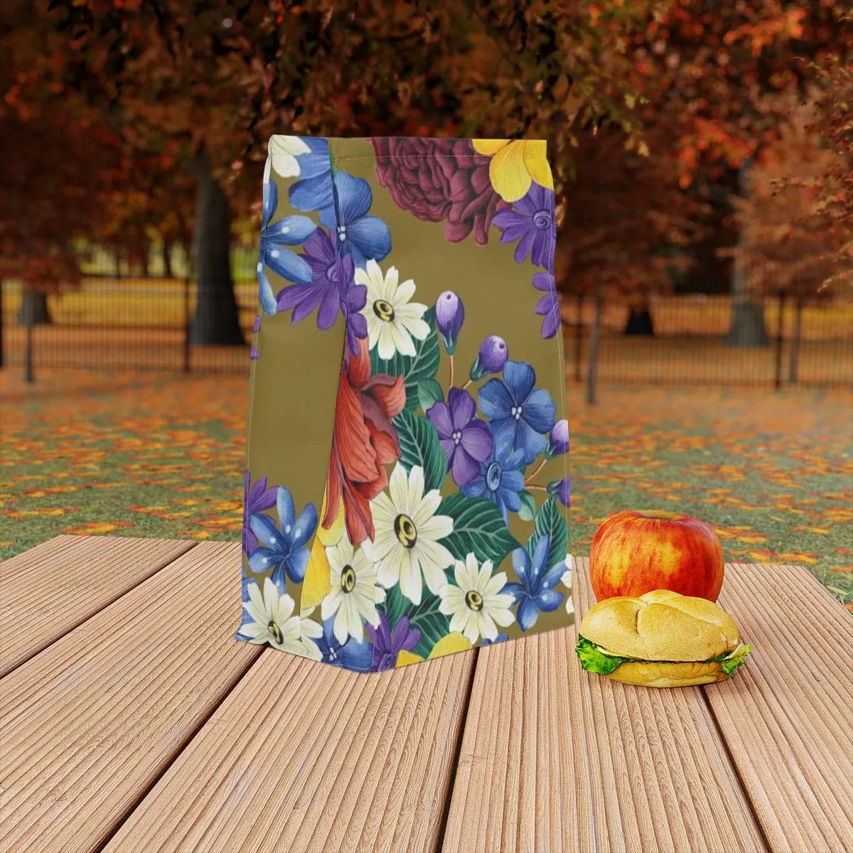 Dreamy Floral Polyester Lunch Bag