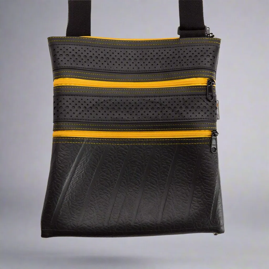 Eco-Friendly and Vegan Recycled Rubber Handcrafted Handbag