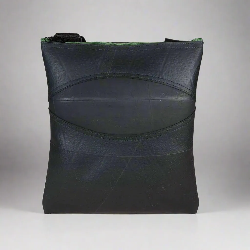 Eco-Friendly and Vegan Recycled Rubber Handcrafted Handbag