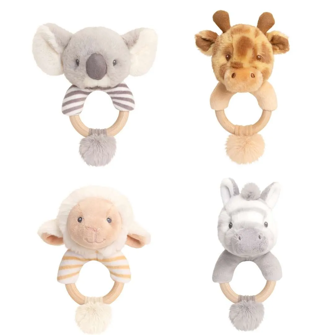 Eco-Friendly Baby Ring Rattle Koala- Recycled Plastic