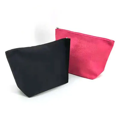 Eco-friendly Stand Up Canvas Zipper Pouch