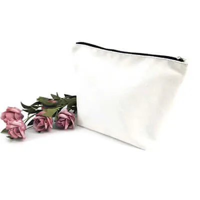 Eco-friendly Stand Up Canvas Zipper Pouch