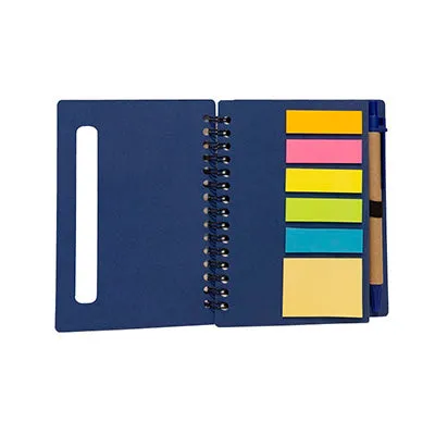 Eco Notepad with Pen and Sticky Notes