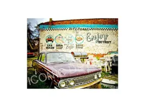 Enjoy Detroit Mercury Luster or Canvas Print $35 - $430