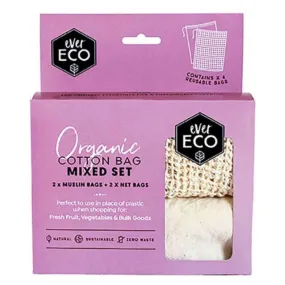 Ever Eco - Reusable Organic COTTON BAGS | MIXED SET