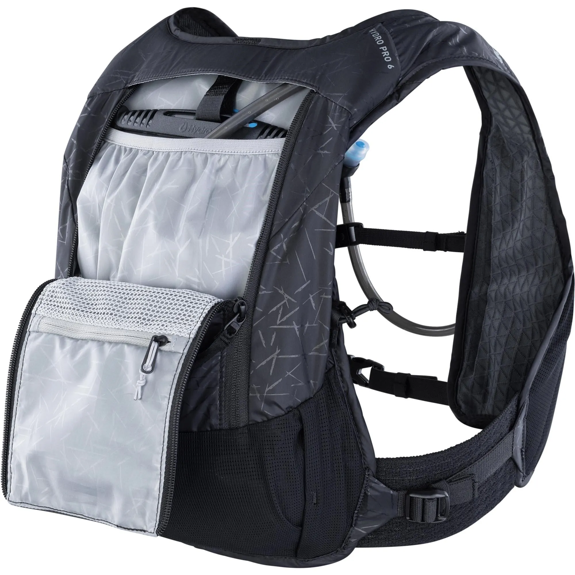 Evoc Hydro Pro 6L Cycling Hydration Backpack With 1.5L Bladder - Black