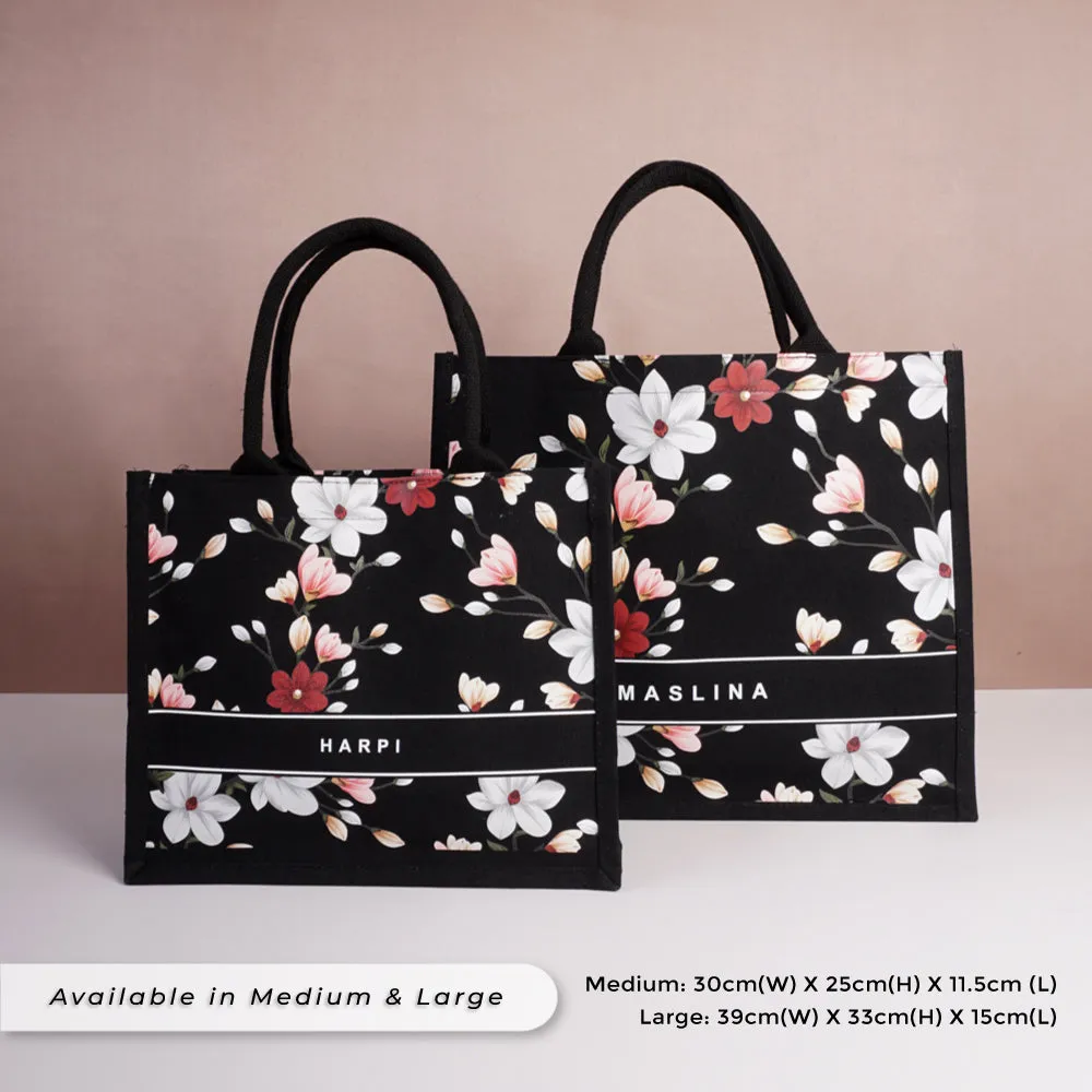 Flora Ixia Canvas Tote Bag