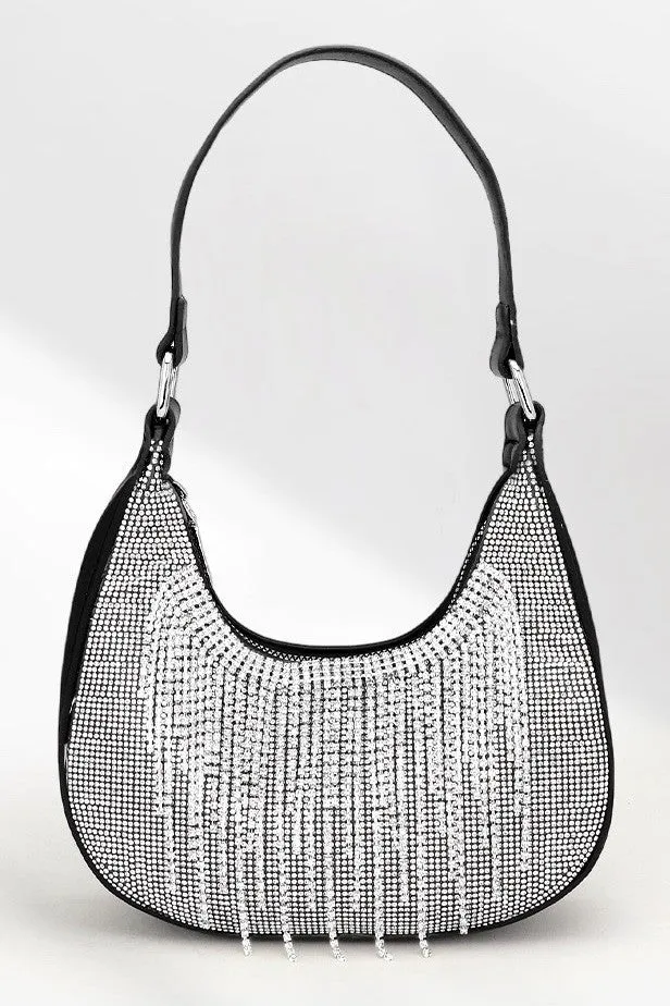 Fringe Rhinestone Bag