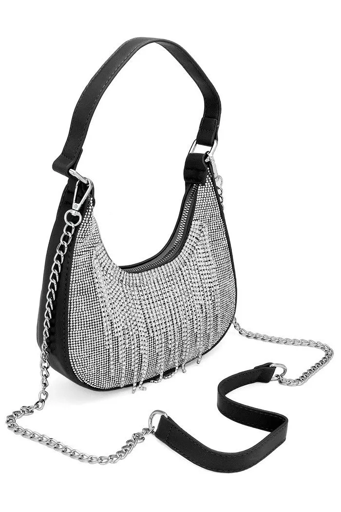 Fringe Rhinestone Bag