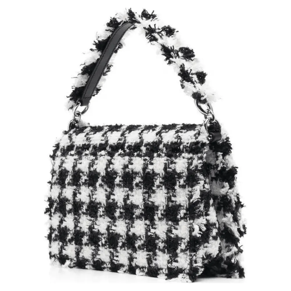 Furla 1927 Tweed Mini Crossbody Bag - Houndstooth