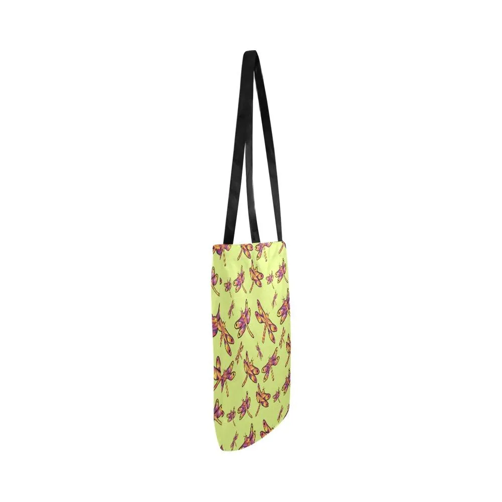 Gathering Lime Reusable Shopping Bag (Two sides)