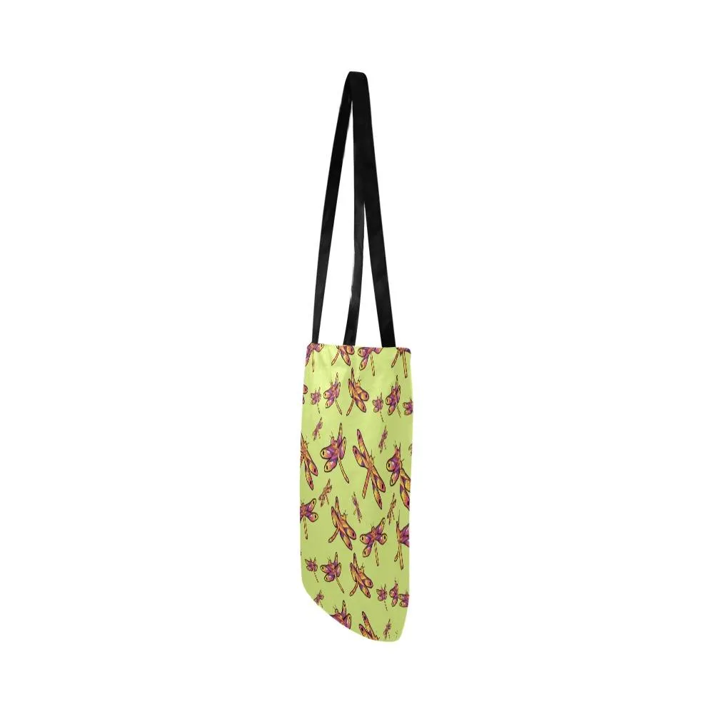 Gathering Lime Reusable Shopping Bag (Two sides)