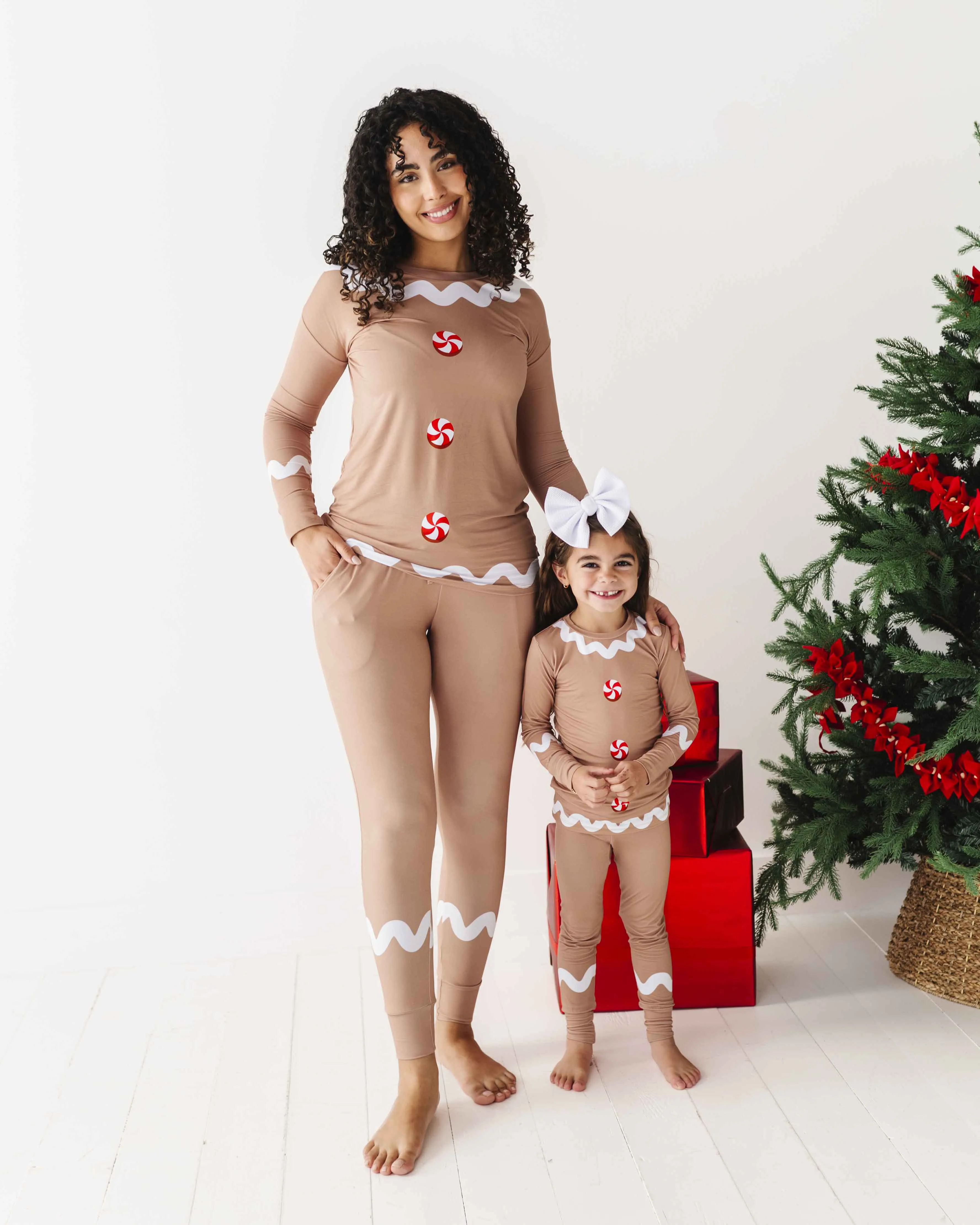 Gingerbread Bamboo Women's Pajama Set