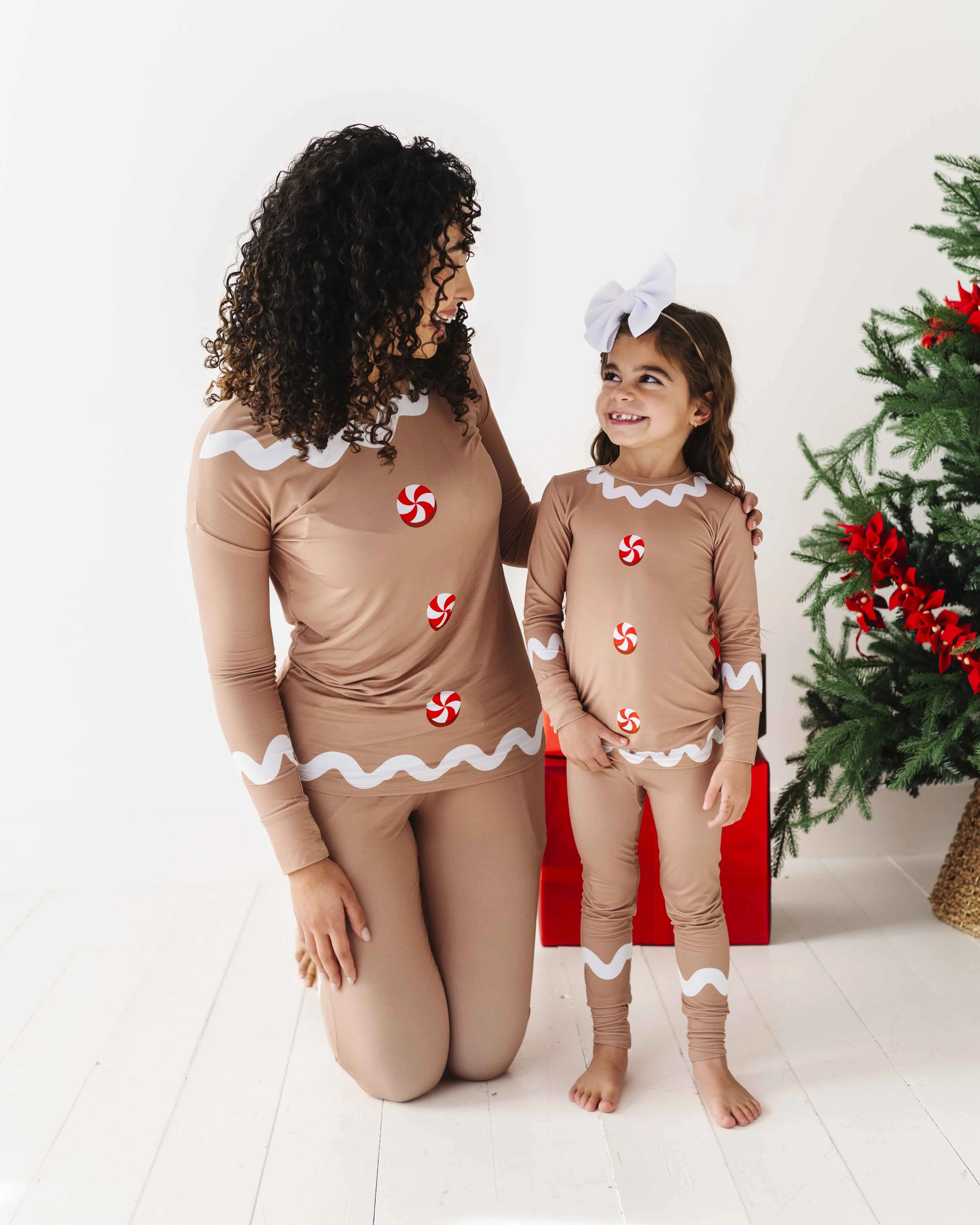 Gingerbread Bamboo Women's Pajama Set