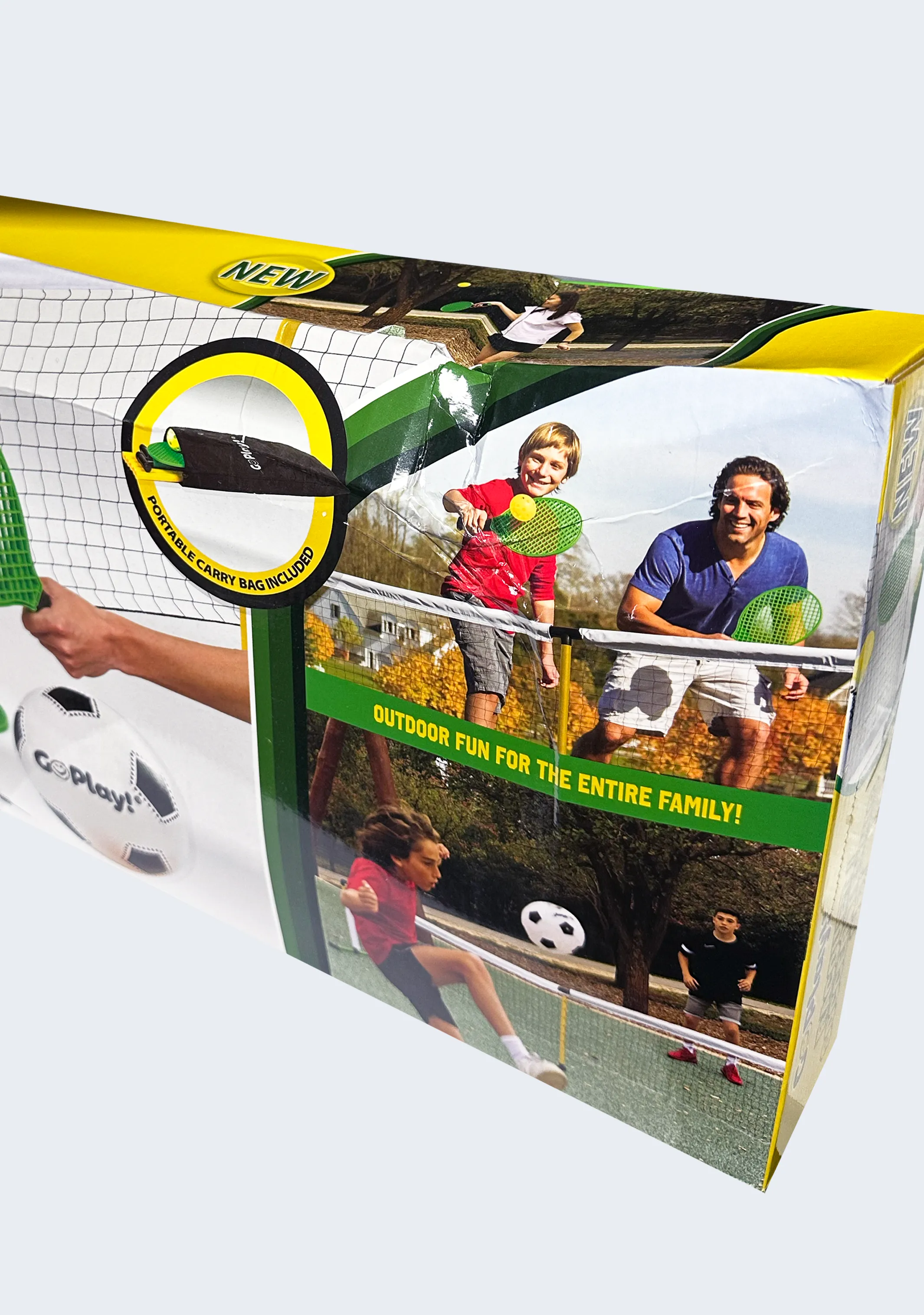 Go Play! Racquet / Soccer Tennis Set BOX SLIGHTLY DAMAGED