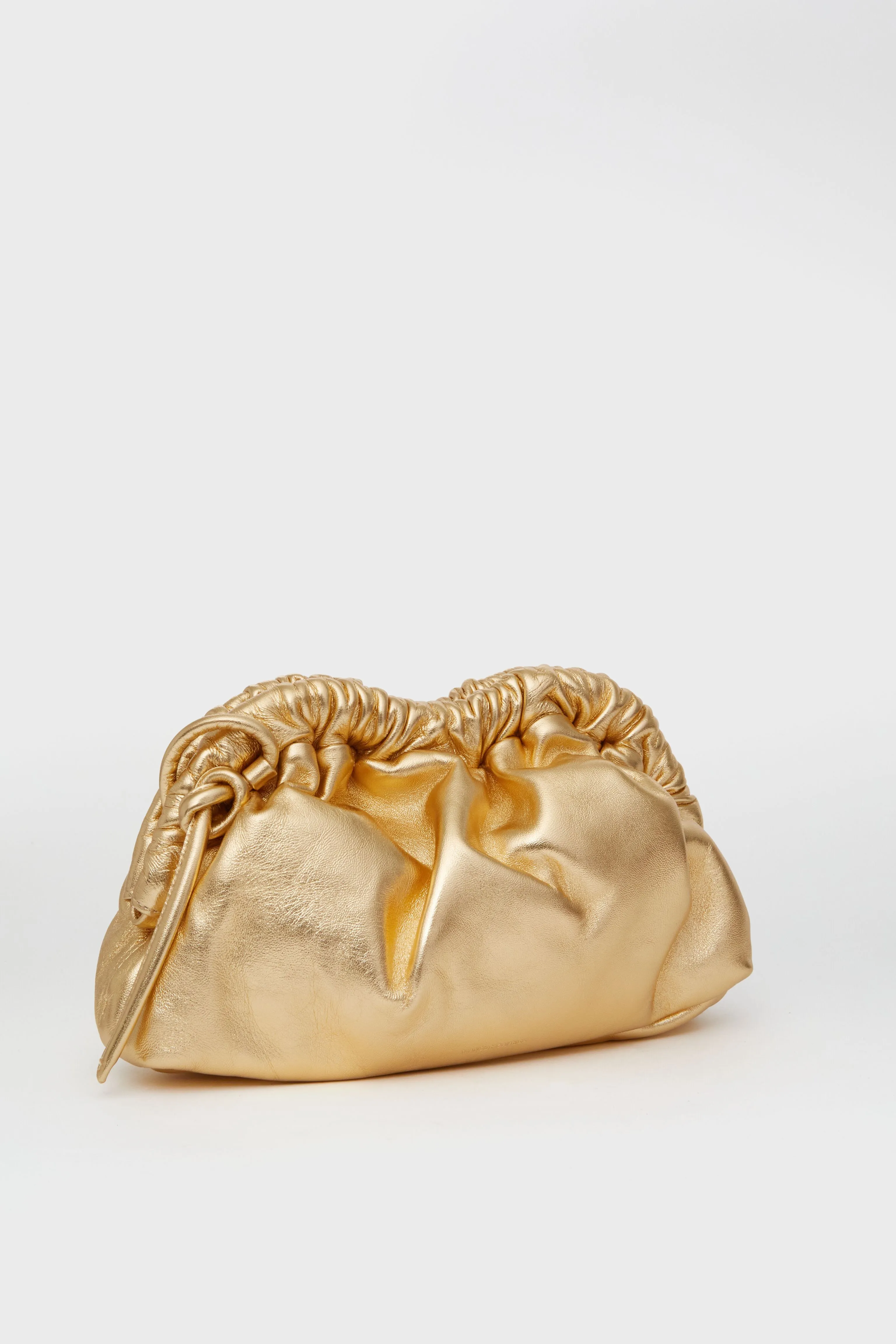 Gold Mini Cloud Clutch