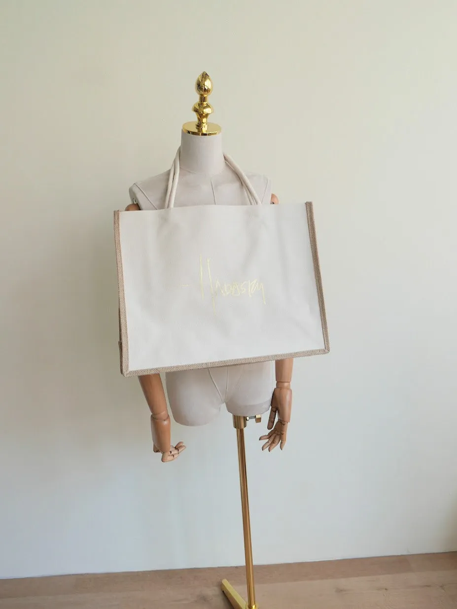 Hadasity Large Canvas Tote Bag