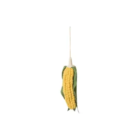 Handmade Wool Felt & Cotton Canvas Corn Ornament