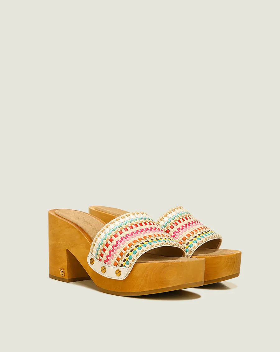 Hannalee Woven Sandal - Snow Multicolor