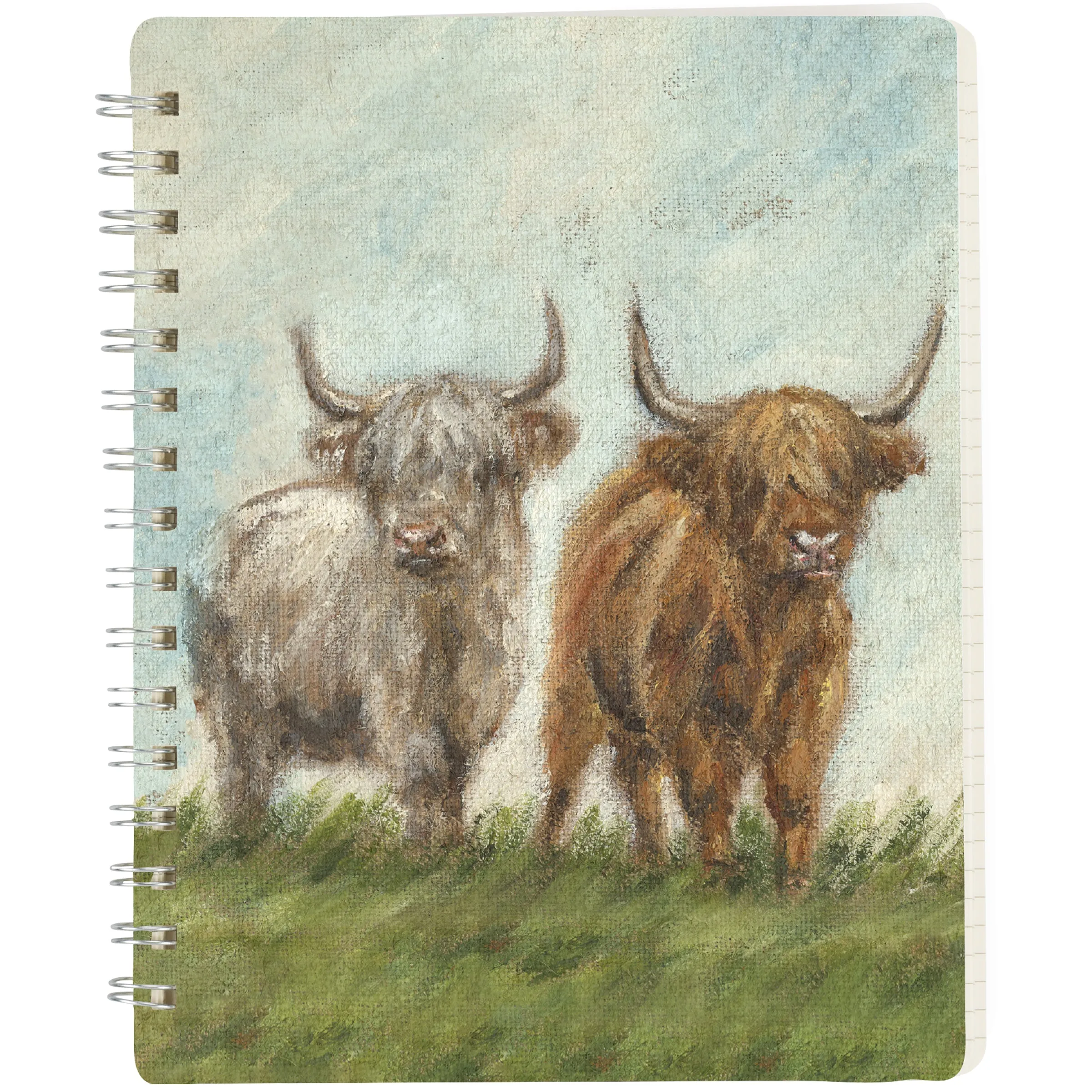 Highland Cows Spiral Notebook