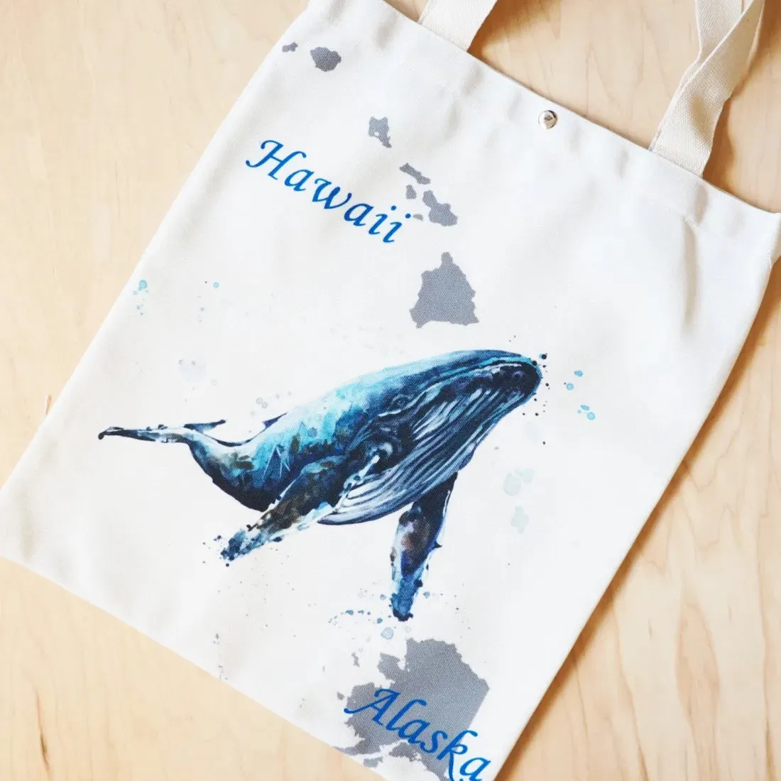 Humpback Whale Eco Canvas Bag