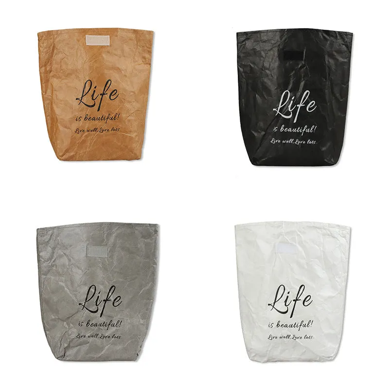 Ice Pack Kraft Paper Lunch Bag Environmentally Friendly And Degradable Tyvek Aluminum Film Lunch Box Bag Thermal Bag