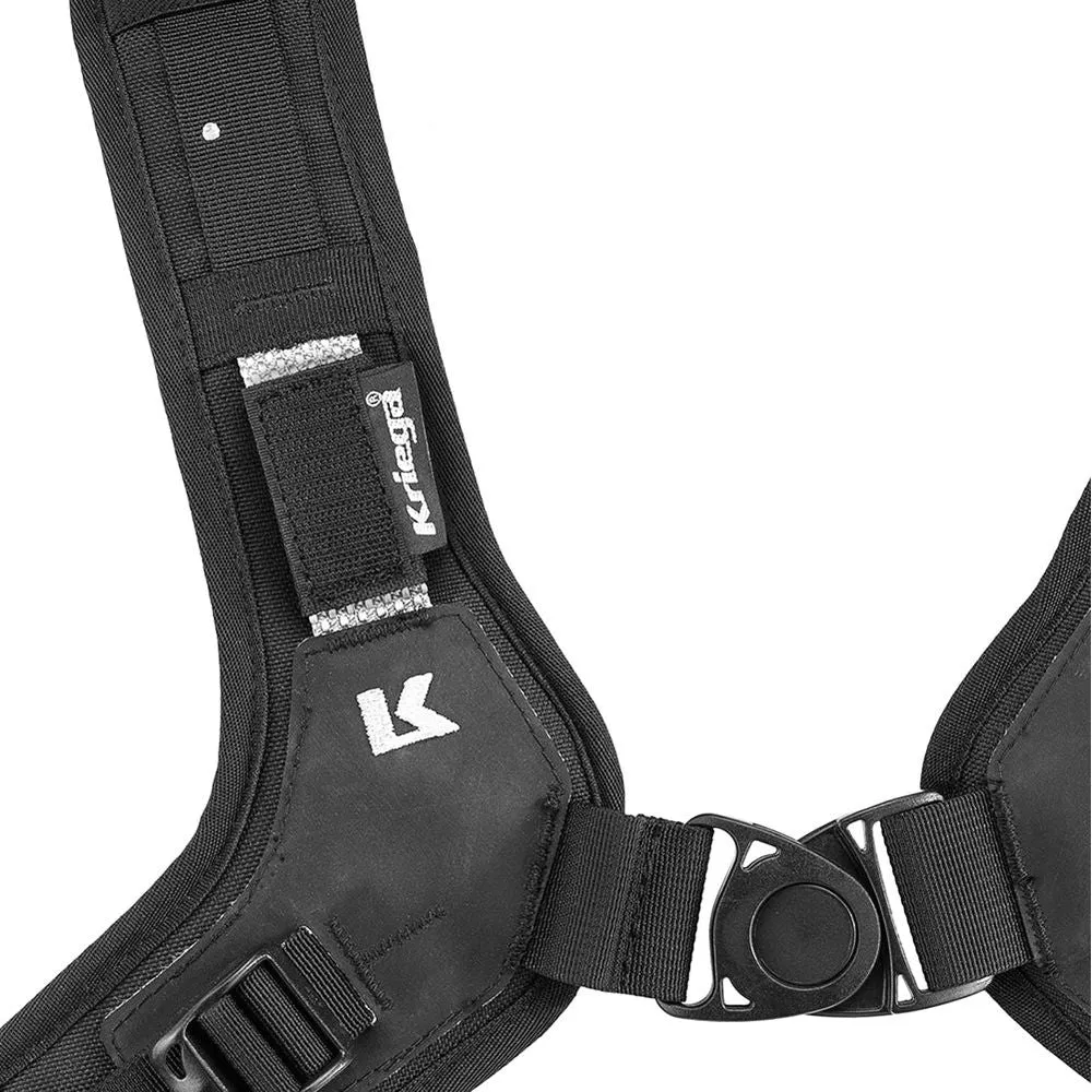 Kriega Tube Mount Strap Black For R15 / R20 / Hydro-3 / Hydro-2 Backpacks