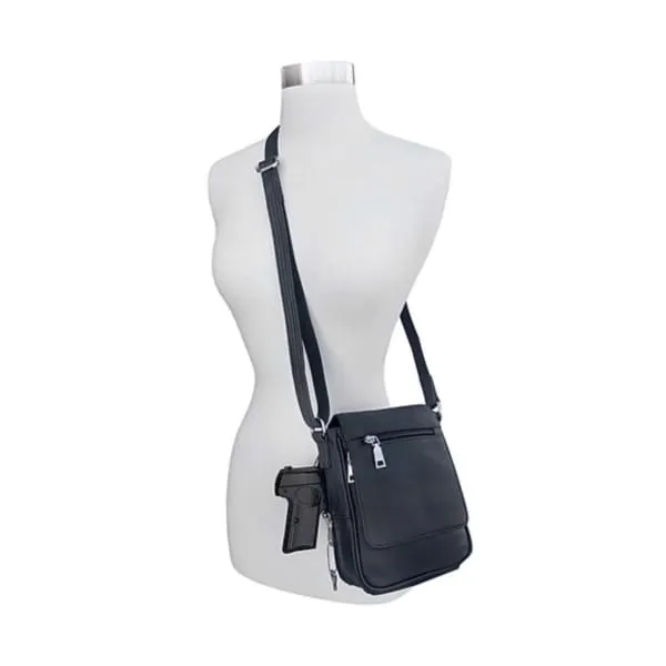 Large Classic Flap Over Leather Crossbody