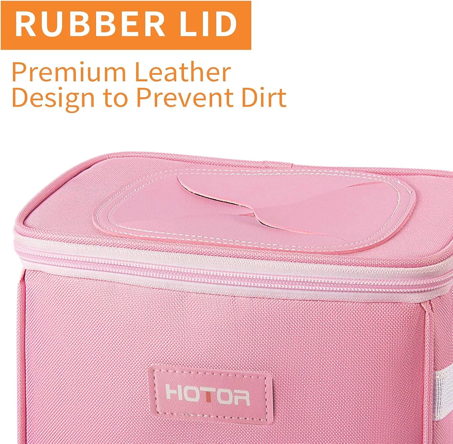 Leak-Proof Car Trash Bag with Lid & Storage Pockets - Waterproof Organizer