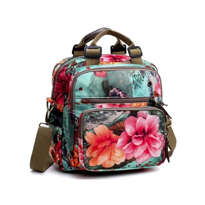 Leisure Style Flower Pattern Backpack