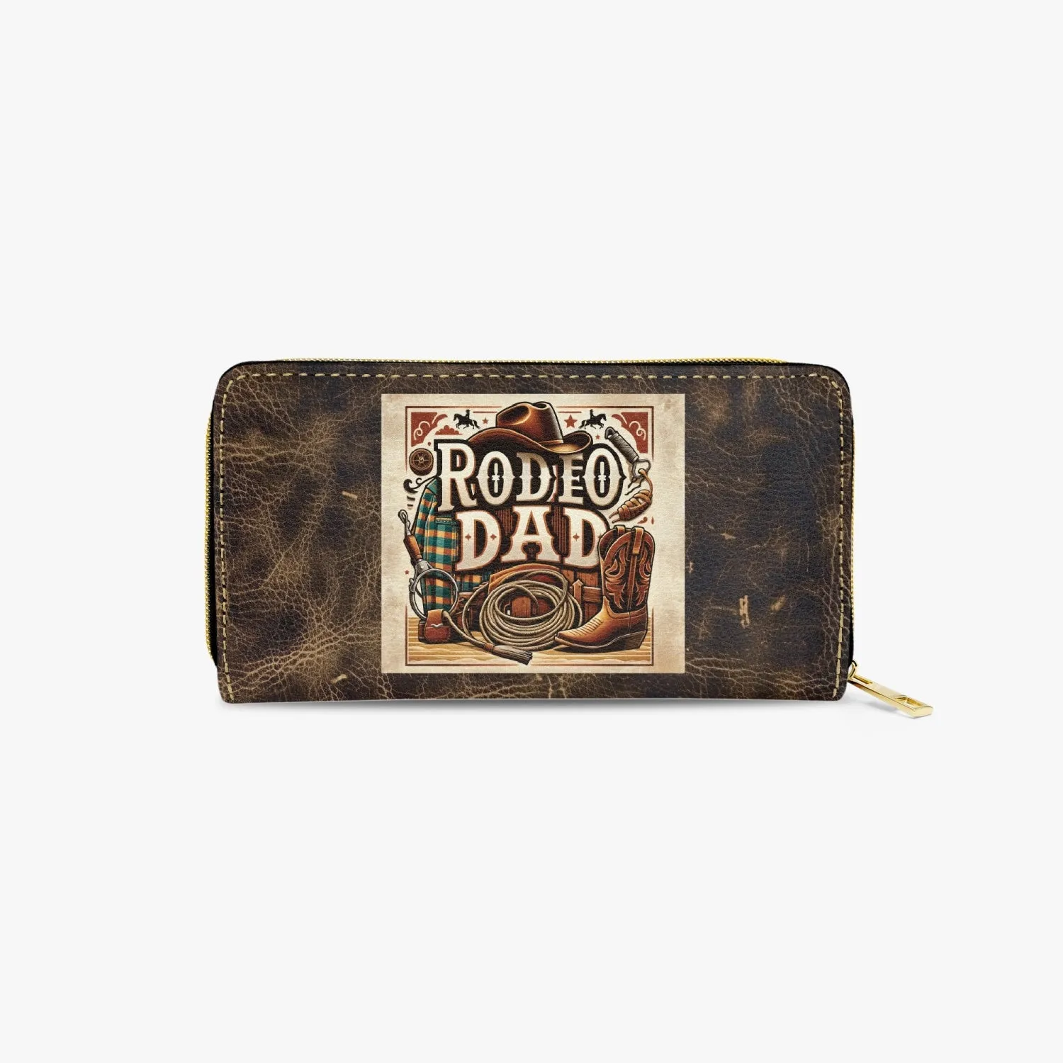 Long Type Zipper Purse, Rodeo Dad, awd-610