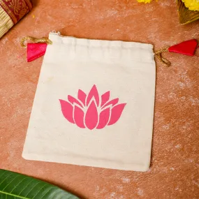 Lotus Fabric Bag