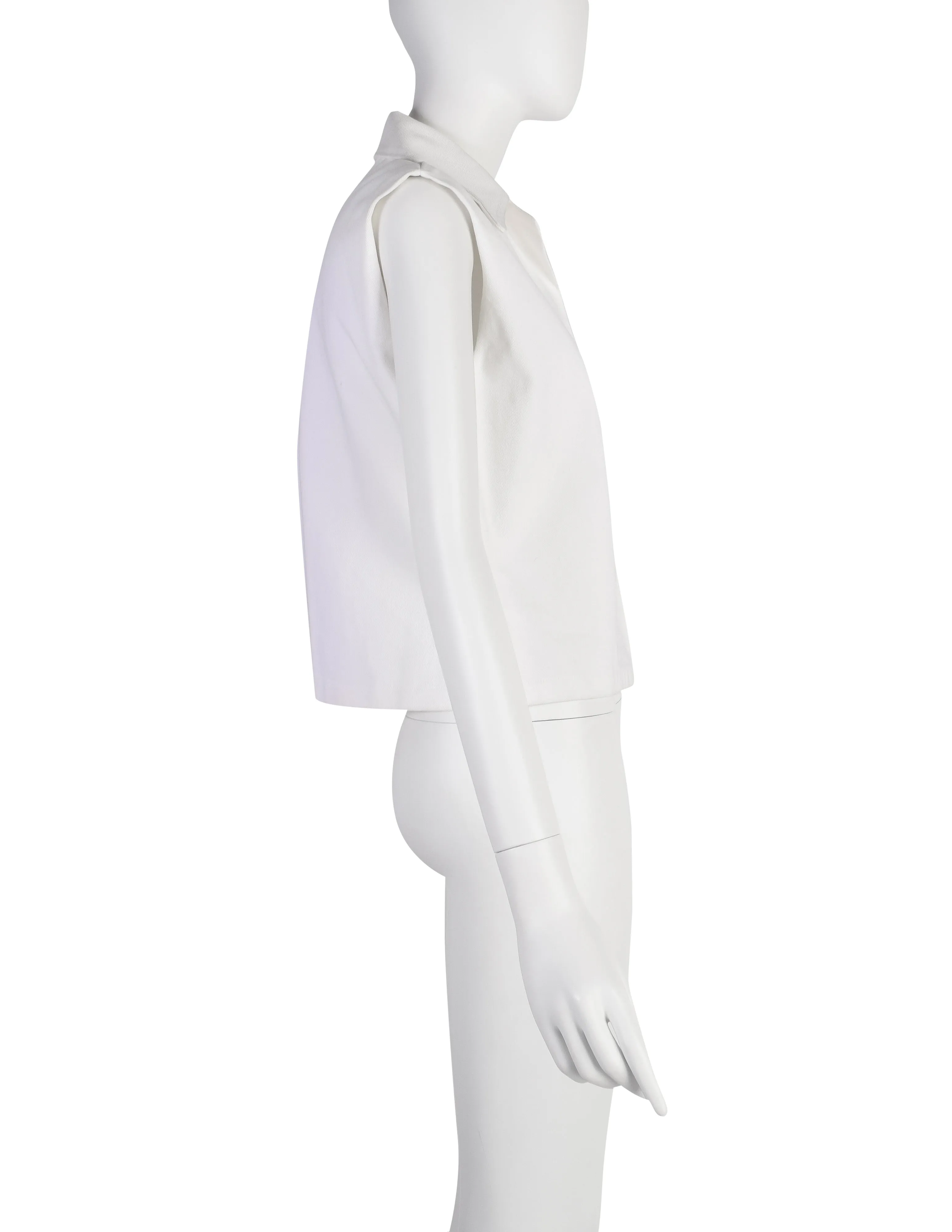 Maison Martin Margiela Vintage AW 1994 'A Doll's Wardrobe' White Sleeveless Vest Top