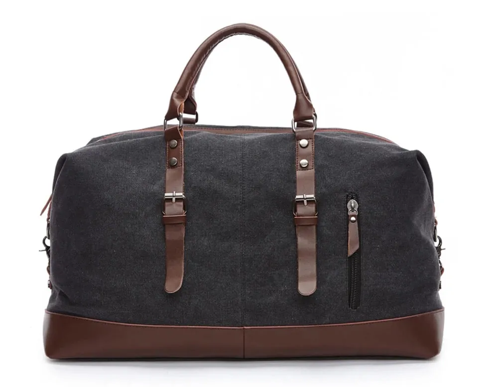 Mark Royal Men's Canvas Leather Duffel Bag