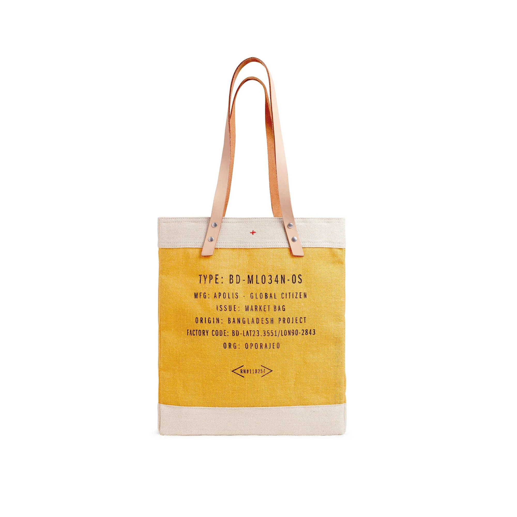 Market Tote in Gold