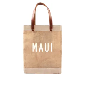 Market Tote Maui (White Lettering)