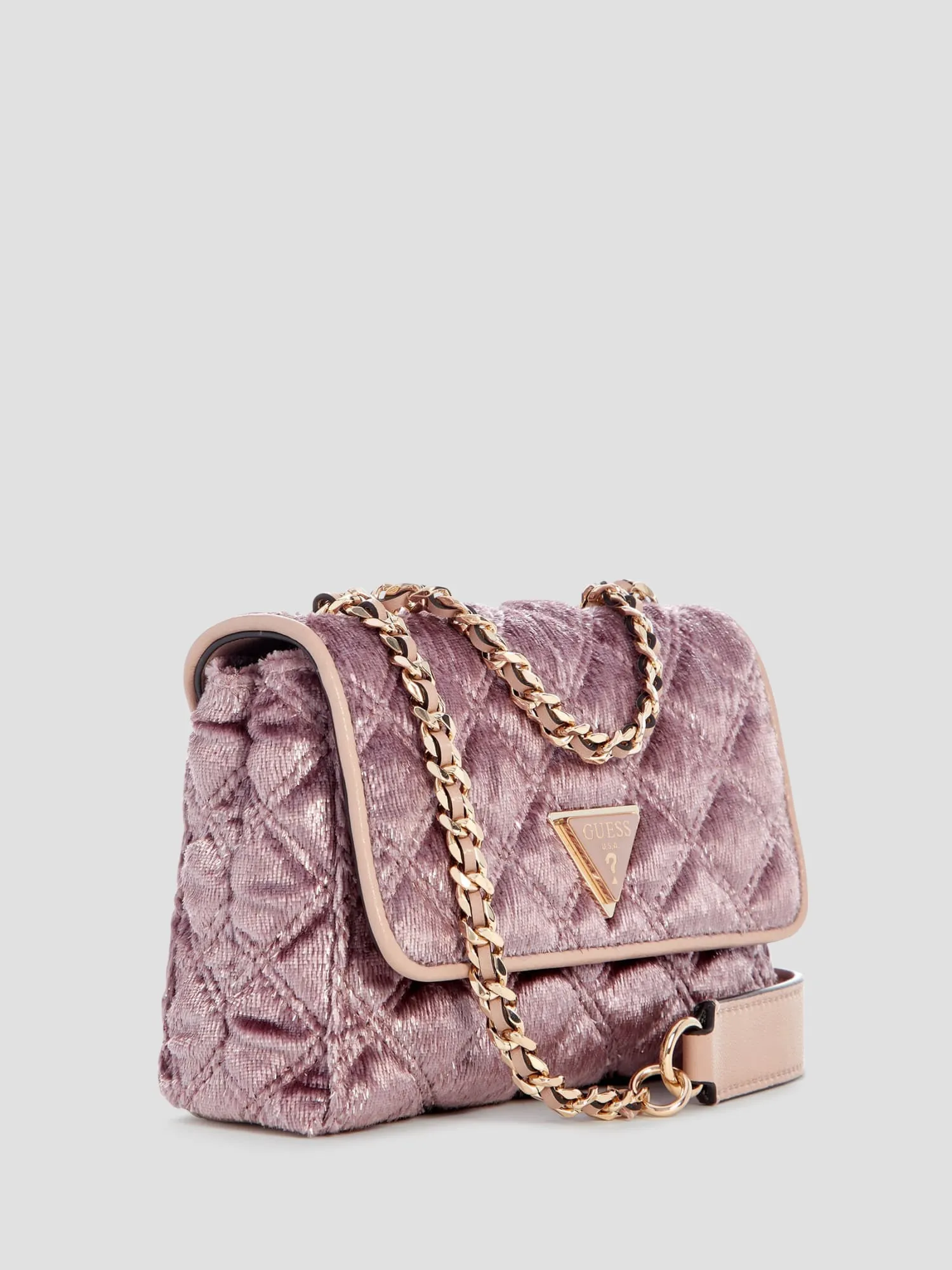 Mauve Giully Mini Crossbody Strap