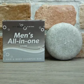 Men's All In One Shampoo & Body Bar - Azure