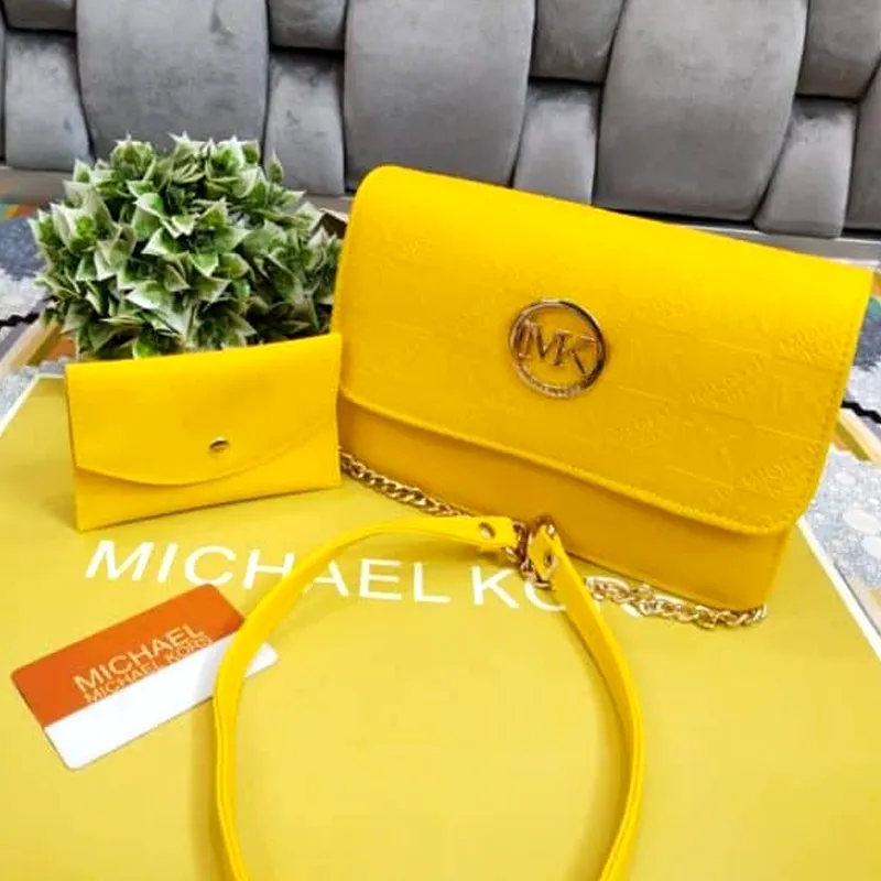 Michael Kors Tote Shoulder Bag – 2 Pcs Women Handbags Crossbody Clutch with Small Coin Purse